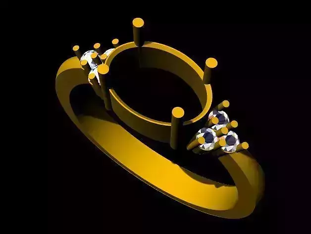 Cluster Ring 3dm file