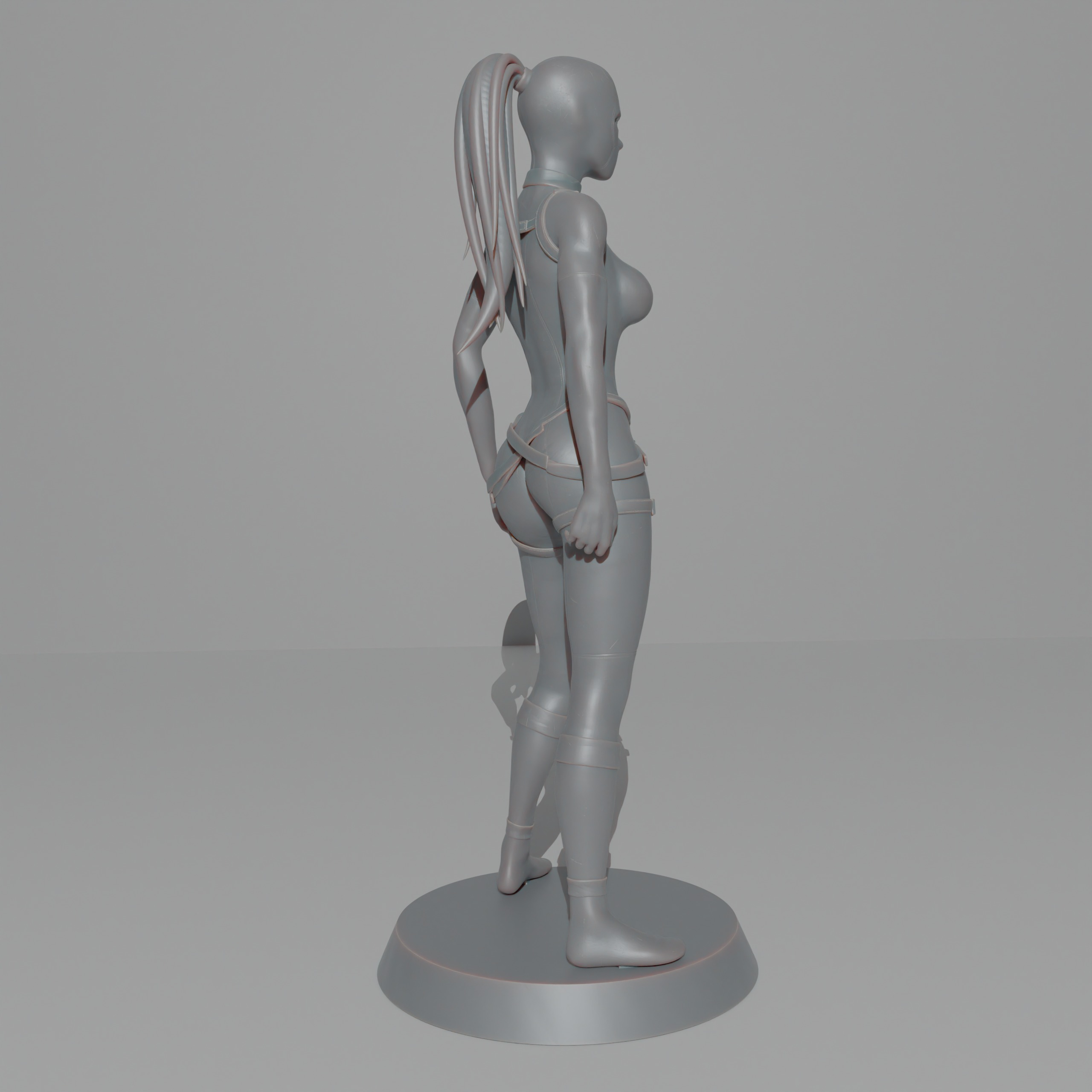 Lady Deadpool 3D print model_9