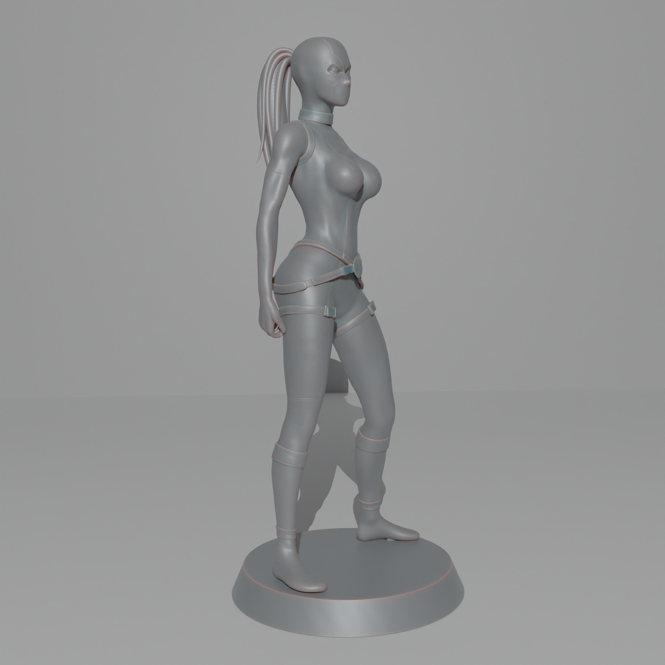 Lady Deadpool 3D print model_11