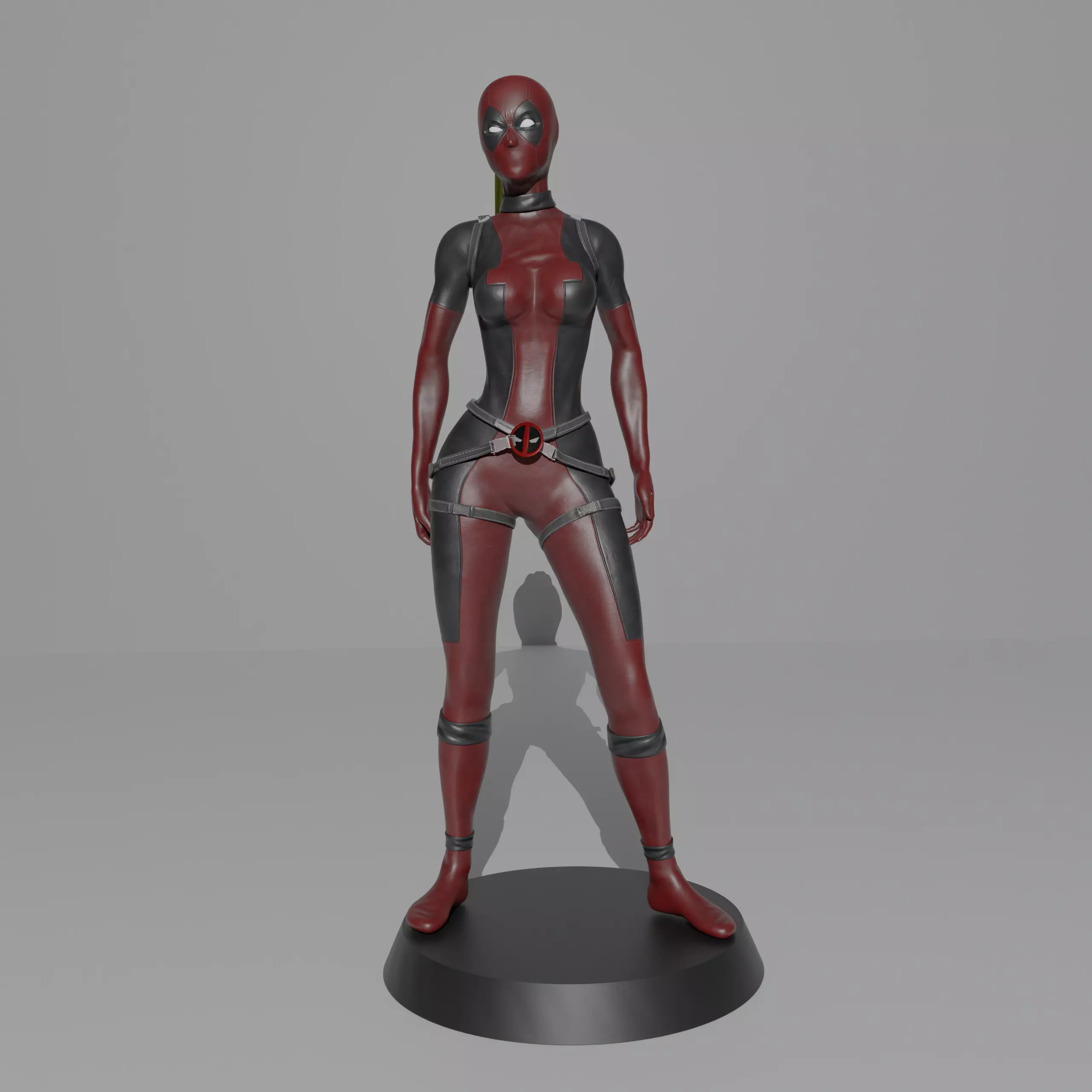 Lady Deadpool 3D print model_0