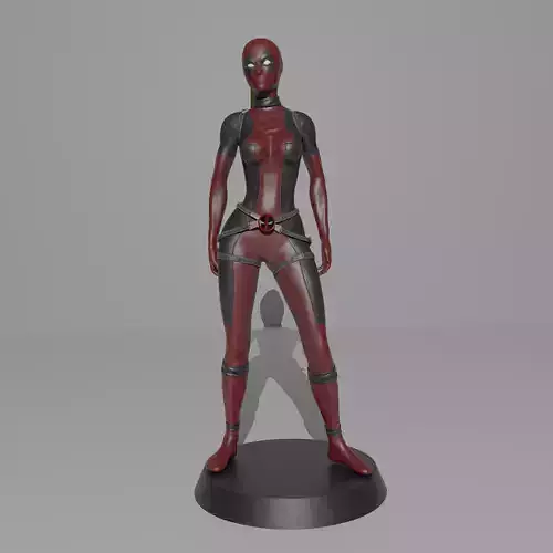 Lady Deadpool 3D print model