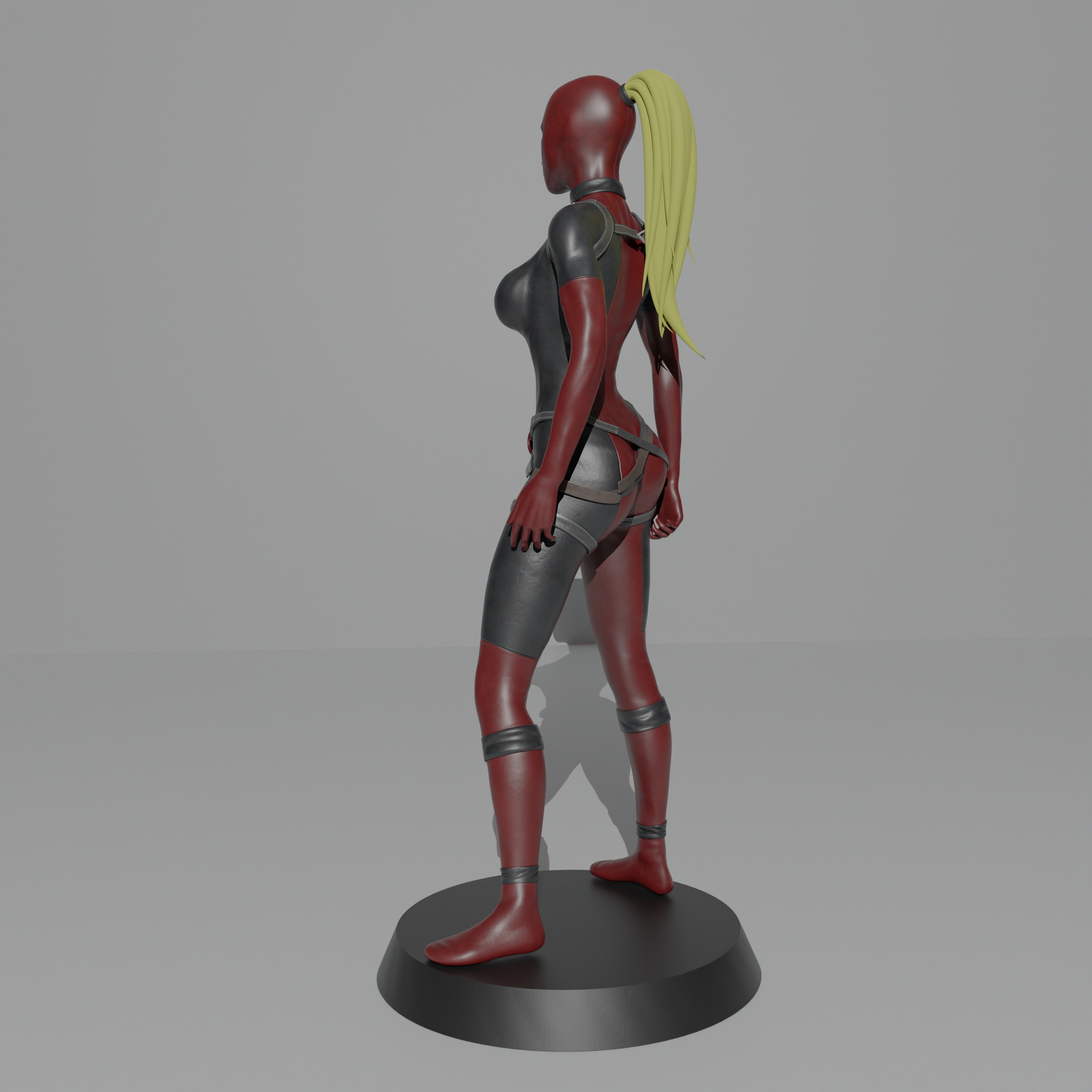 Lady Deadpool 3D print model_4