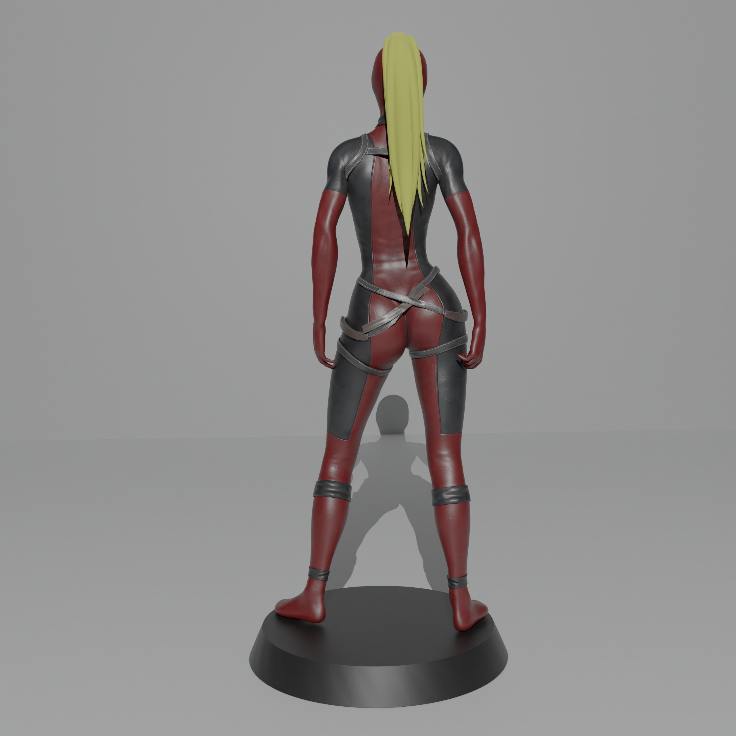 Lady Deadpool 3D print model_6