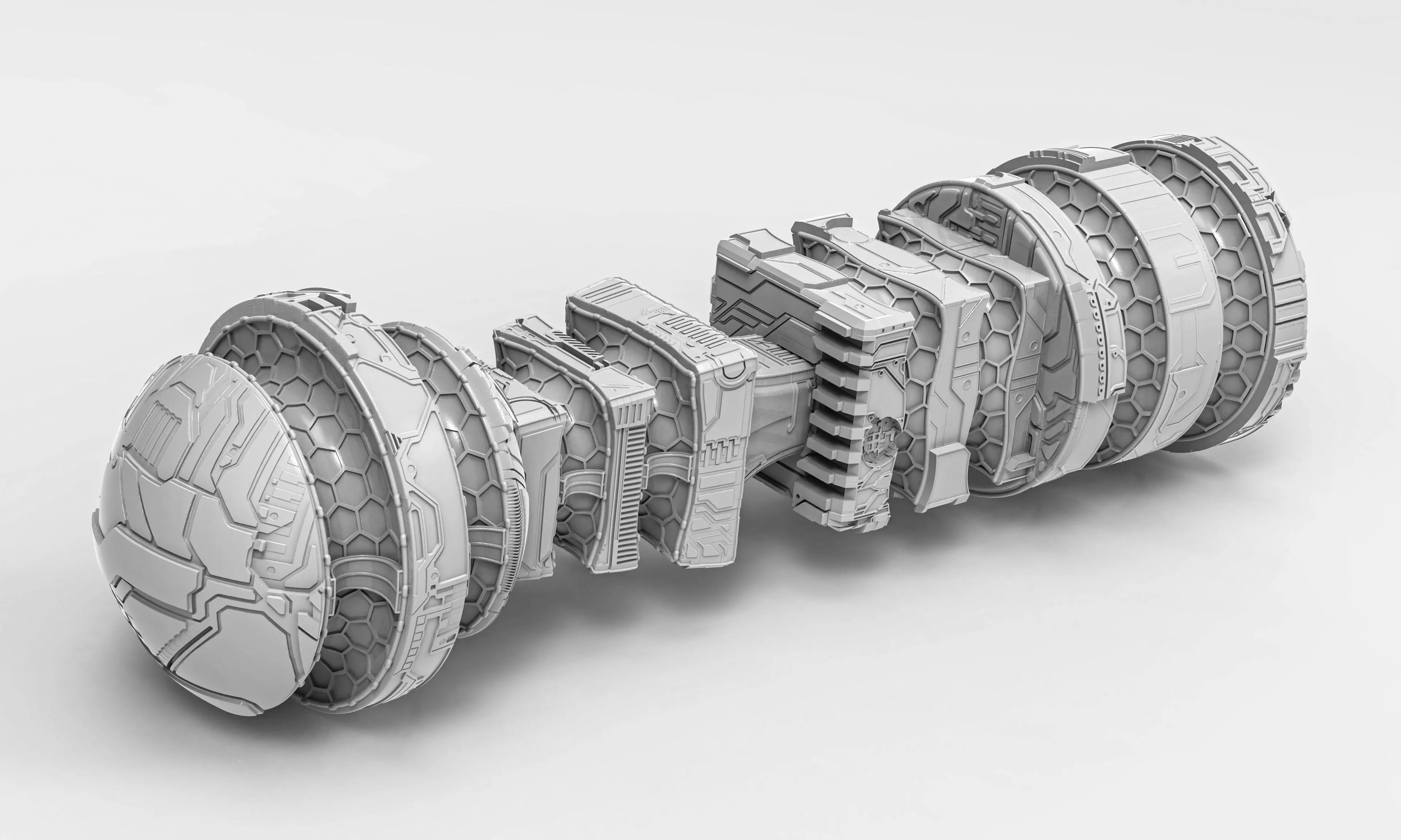 space equipment node 00234 3D model