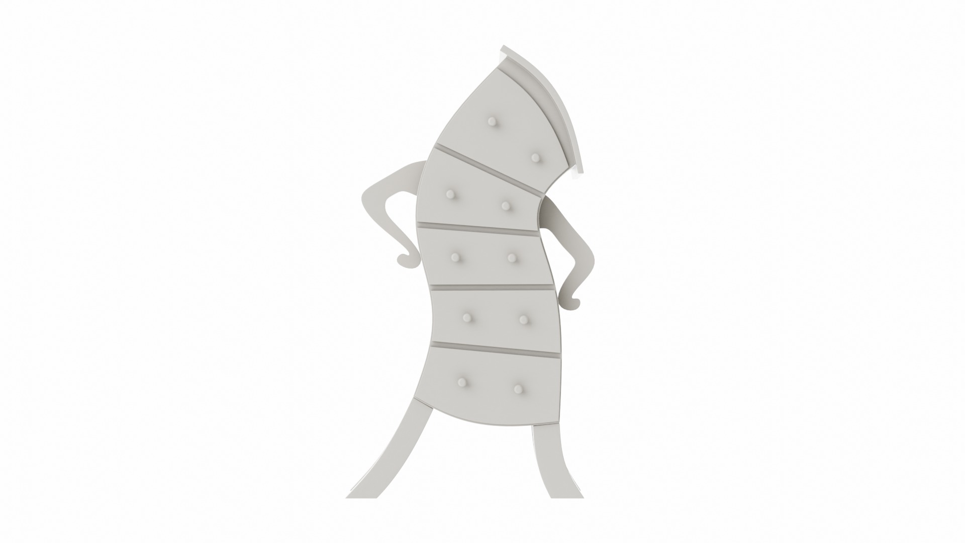 Accent Chest 3D model_6