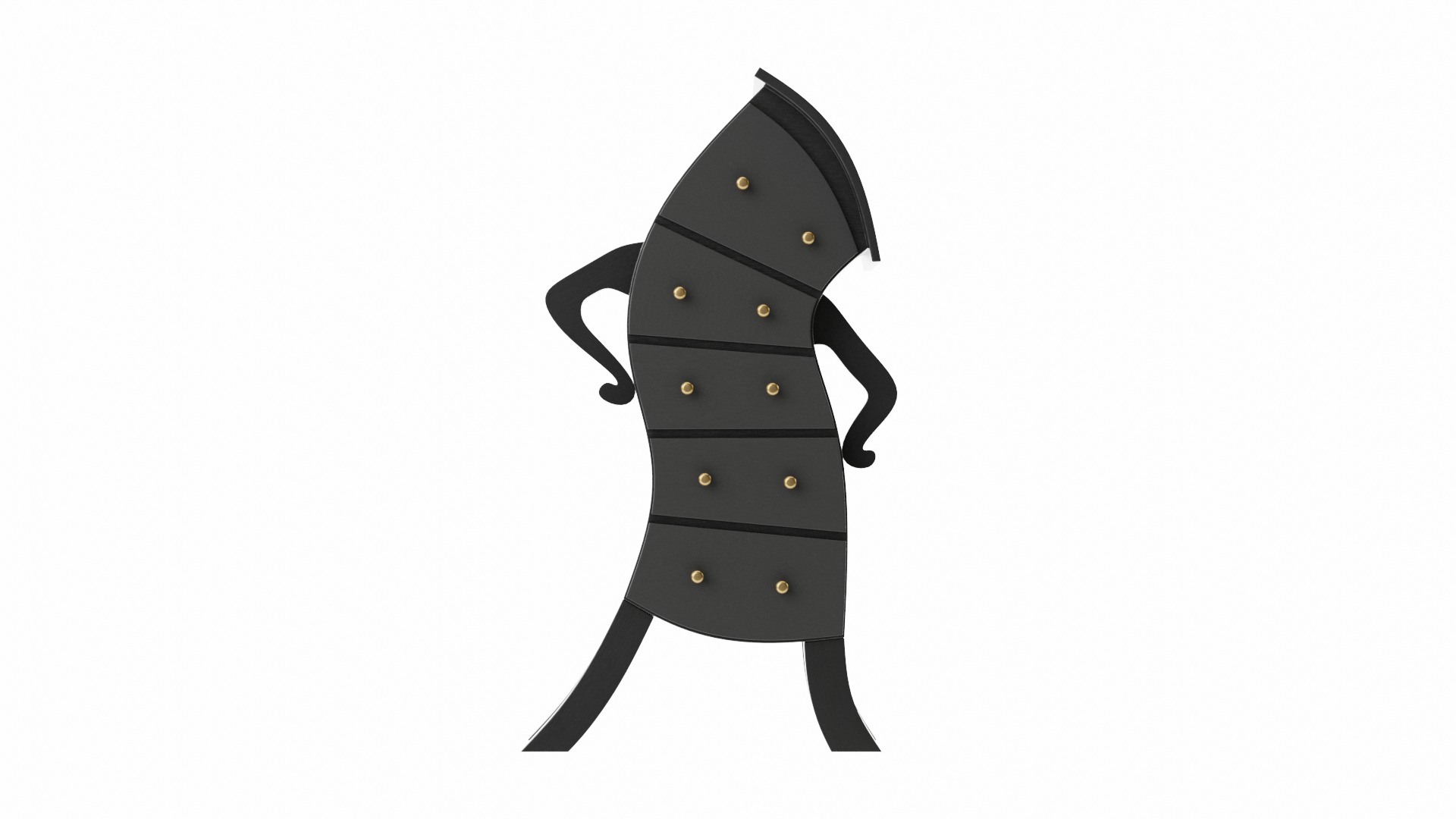 Accent Chest 3D model_5