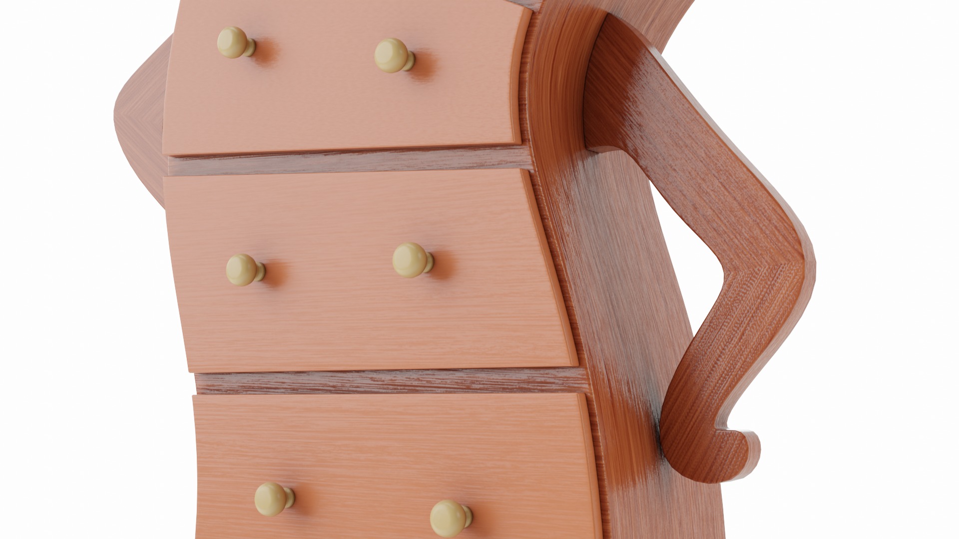 Accent Chest 3D model_2