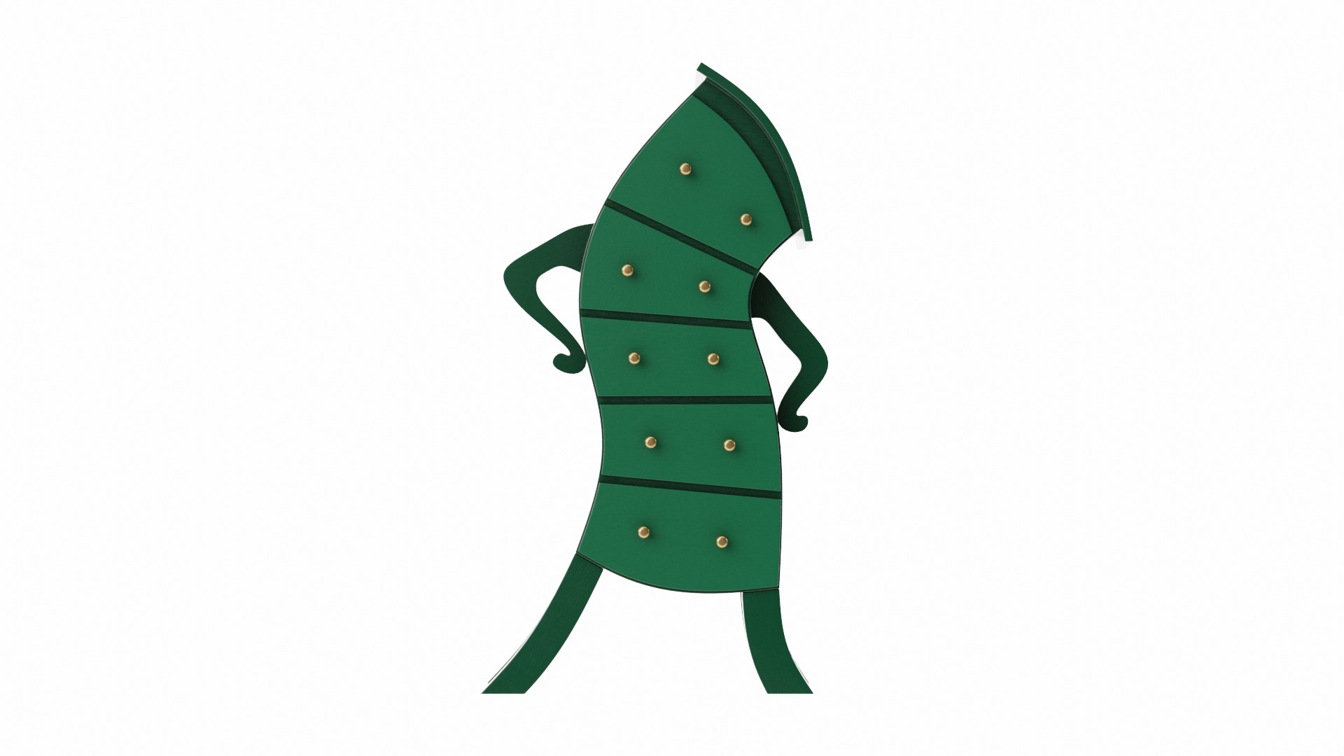 Accent Chest 3D model_4