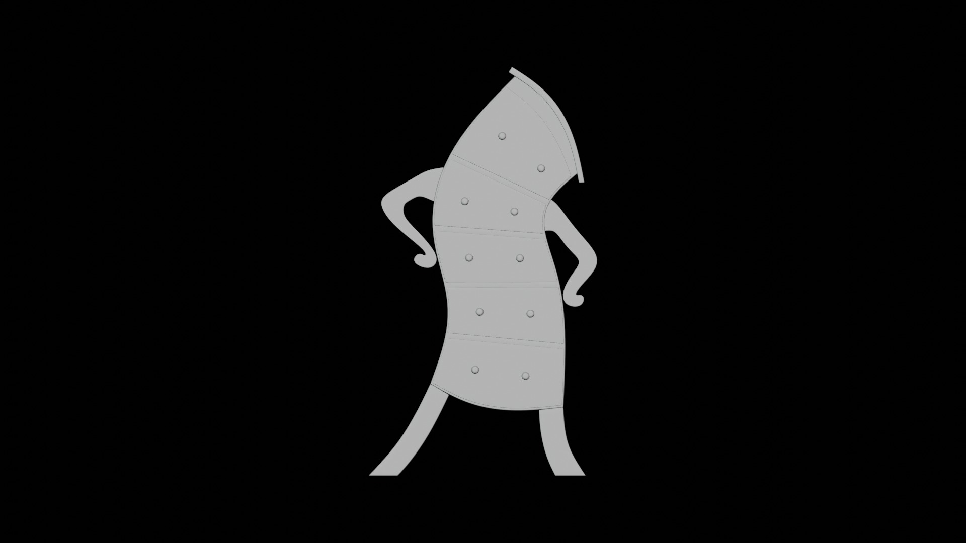 Accent Chest 3D model_8