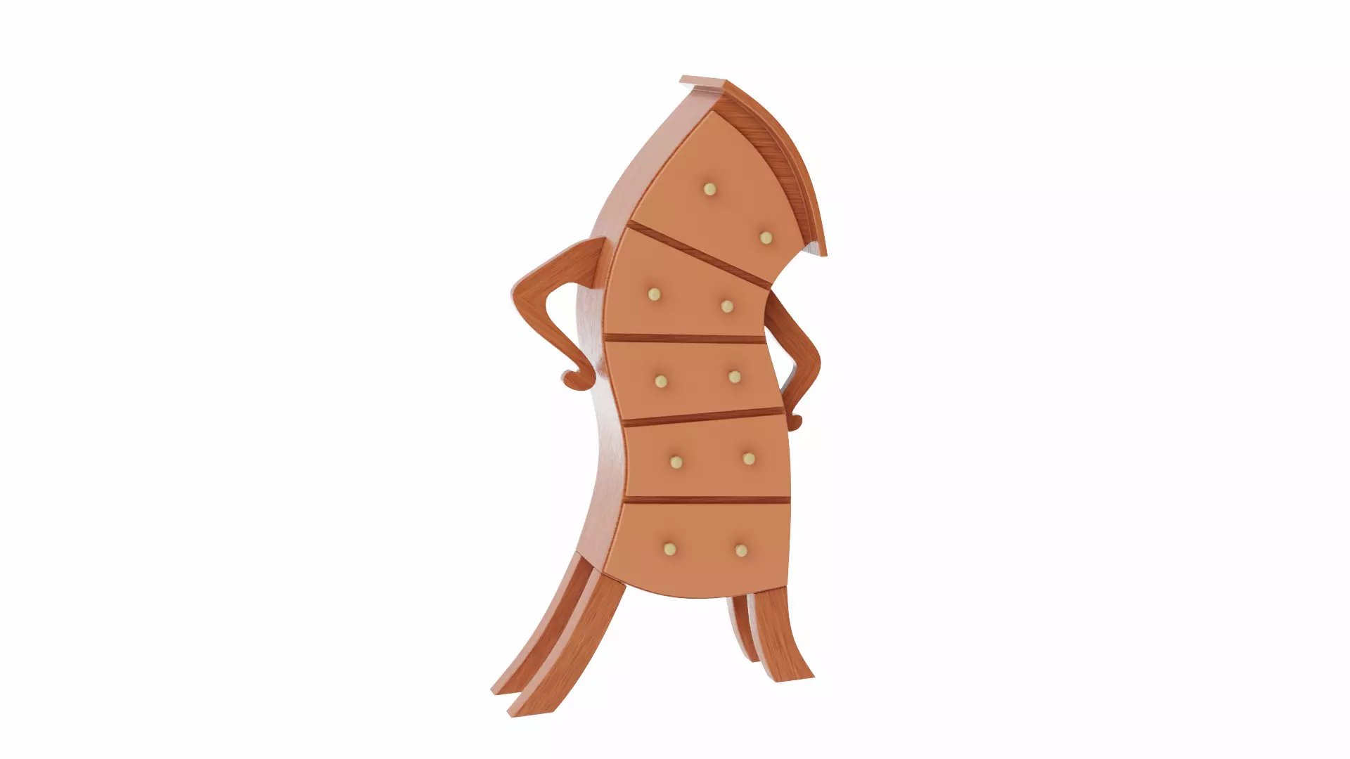 Accent Chest 3D model_0