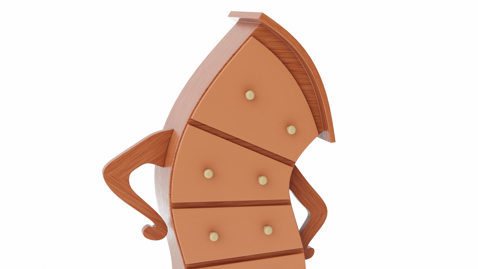 Accent Chest 3D model_1