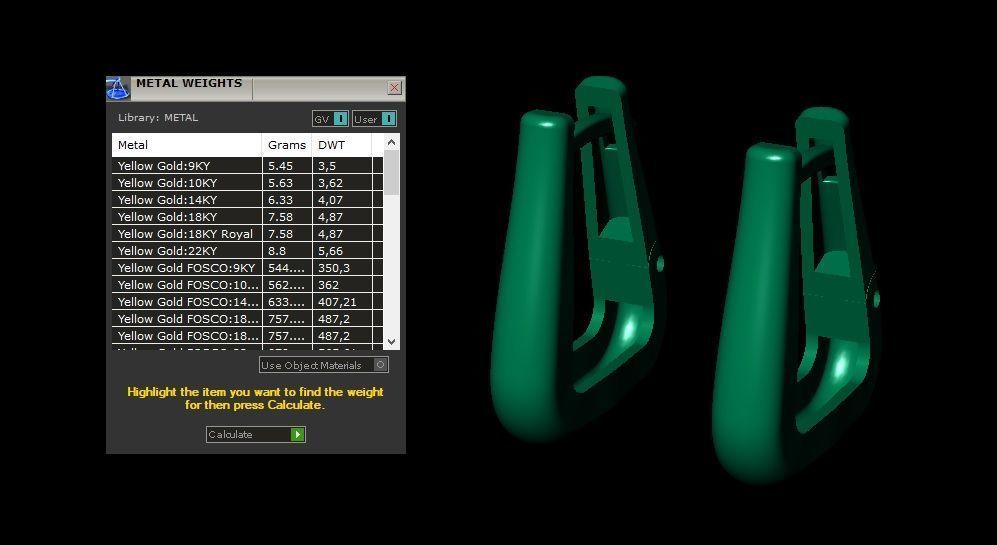 Triangle Huggie Clicker Hoop Earring 3D print model_6