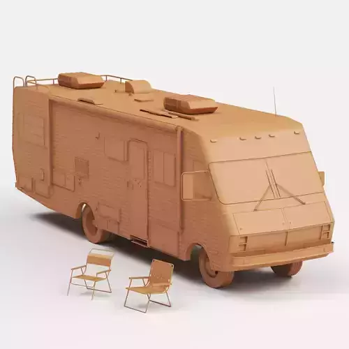 Fleetwood Bounder 1986 3D print model