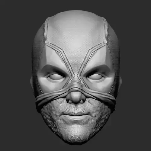 Deadpool half mask - head