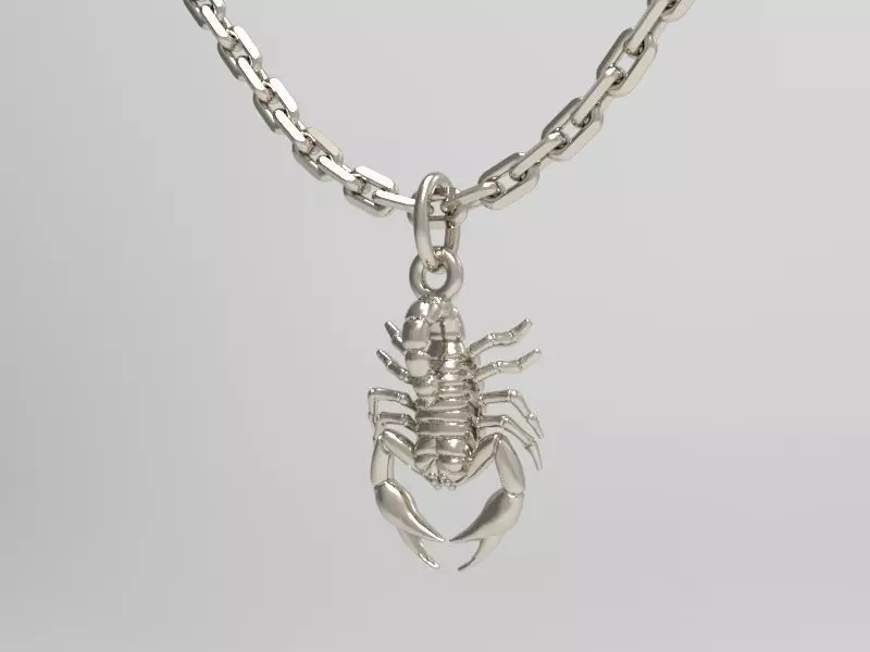 Scorpio pendant 3D print model_0