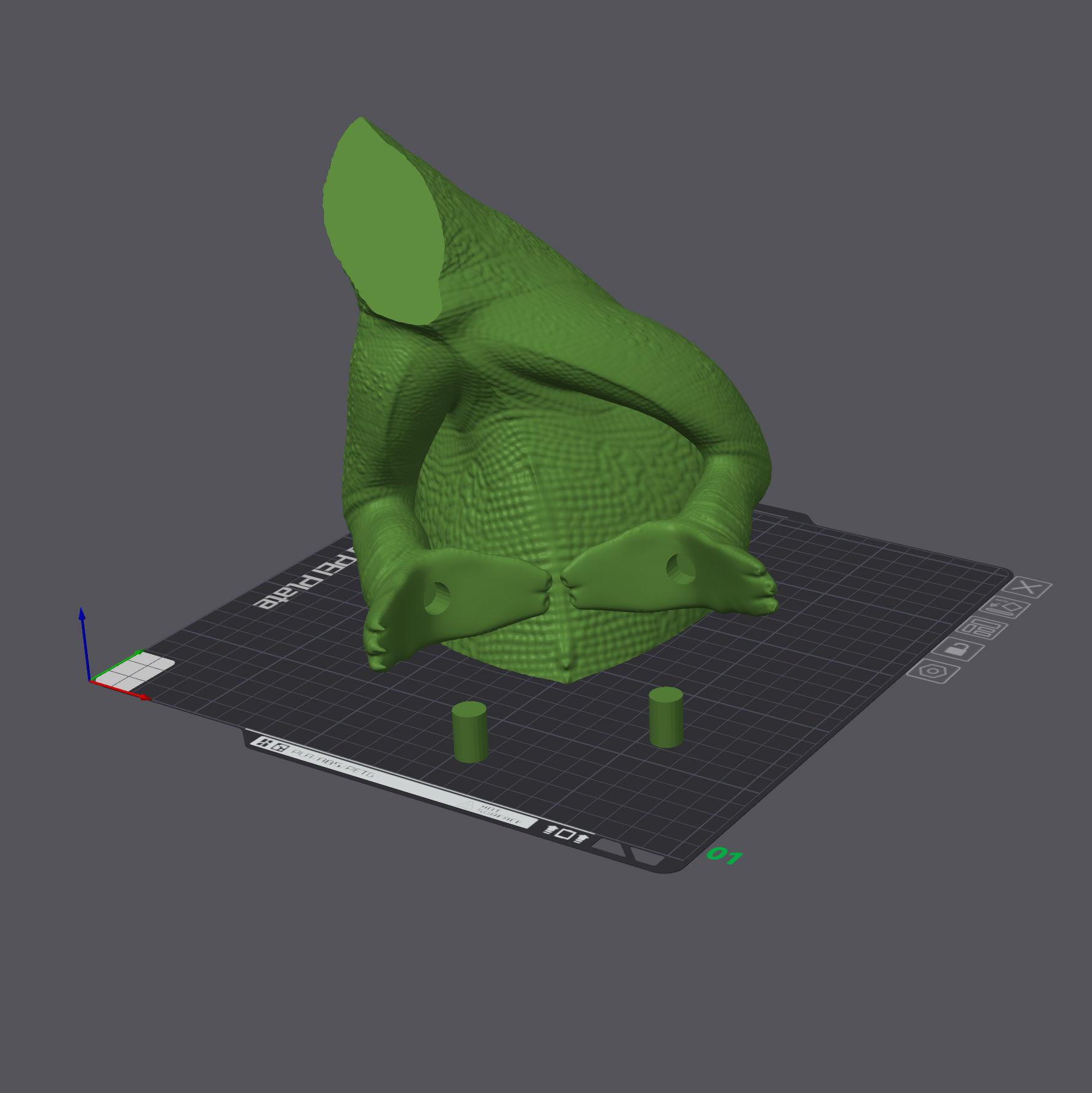 Panther Chameleon - Furcifer pardalis V1 3D print model_12