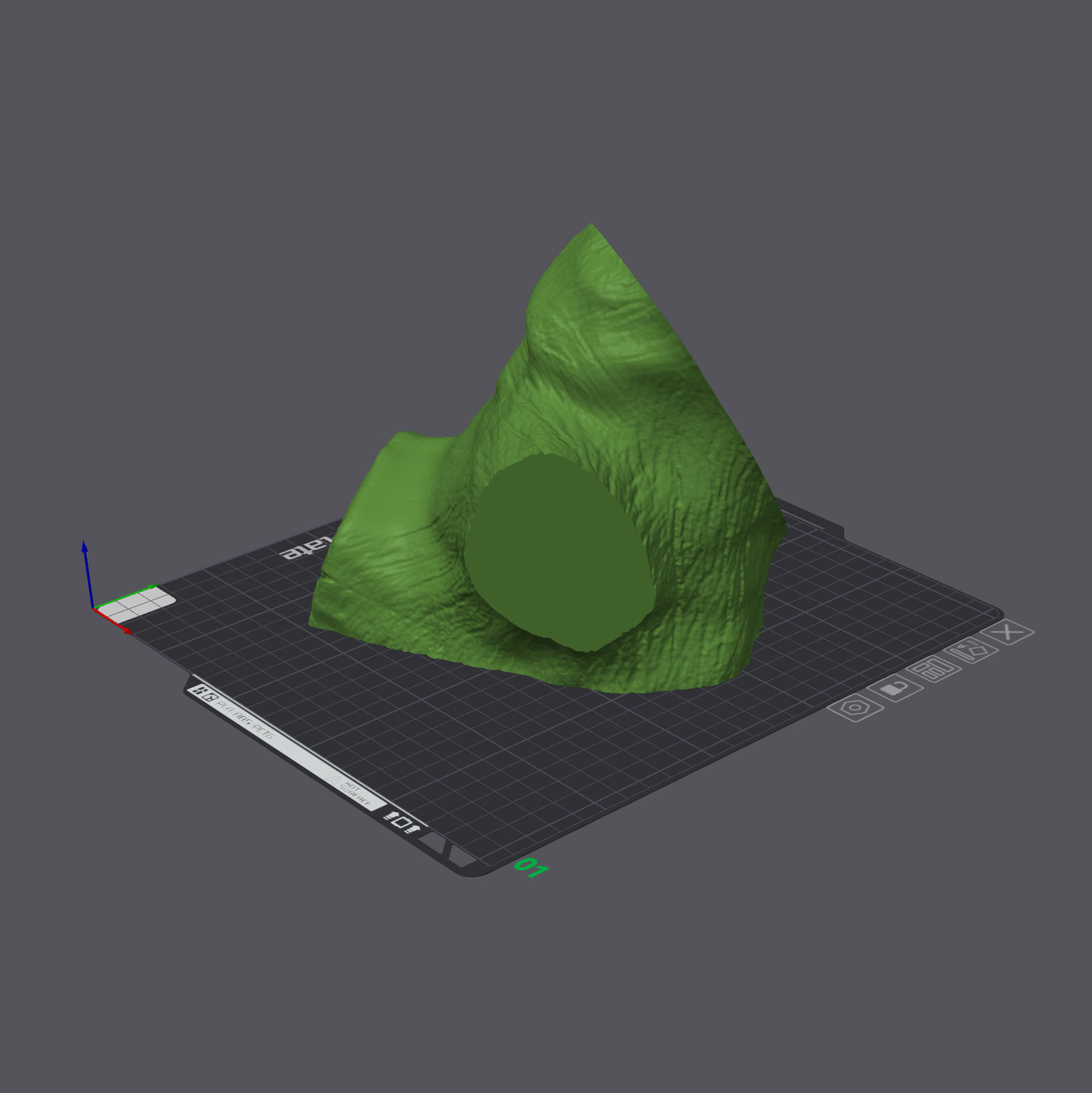 Panther Chameleon - Furcifer pardalis V1 3D print model_9