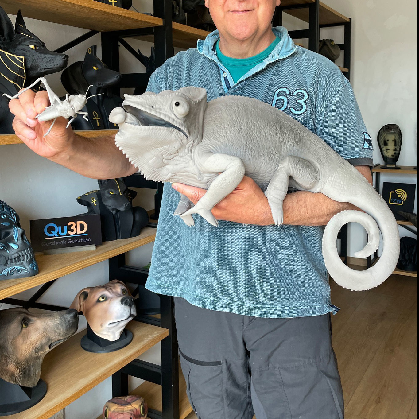 Panther Chameleon - Furcifer pardalis V1 3D print model_3