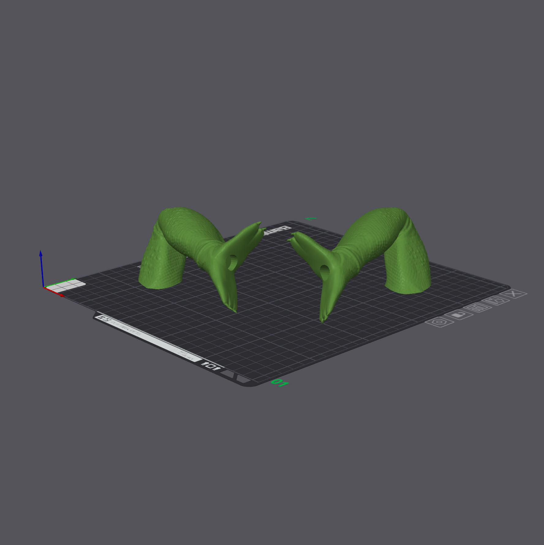 Panther Chameleon - Furcifer pardalis V1 3D print model_6