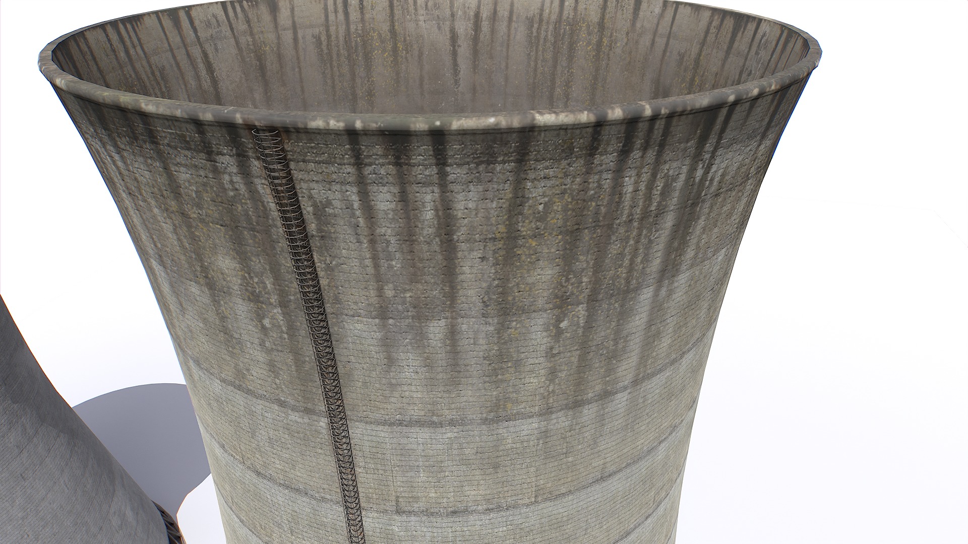 Cooling tower pack Low-poly 3D model_4