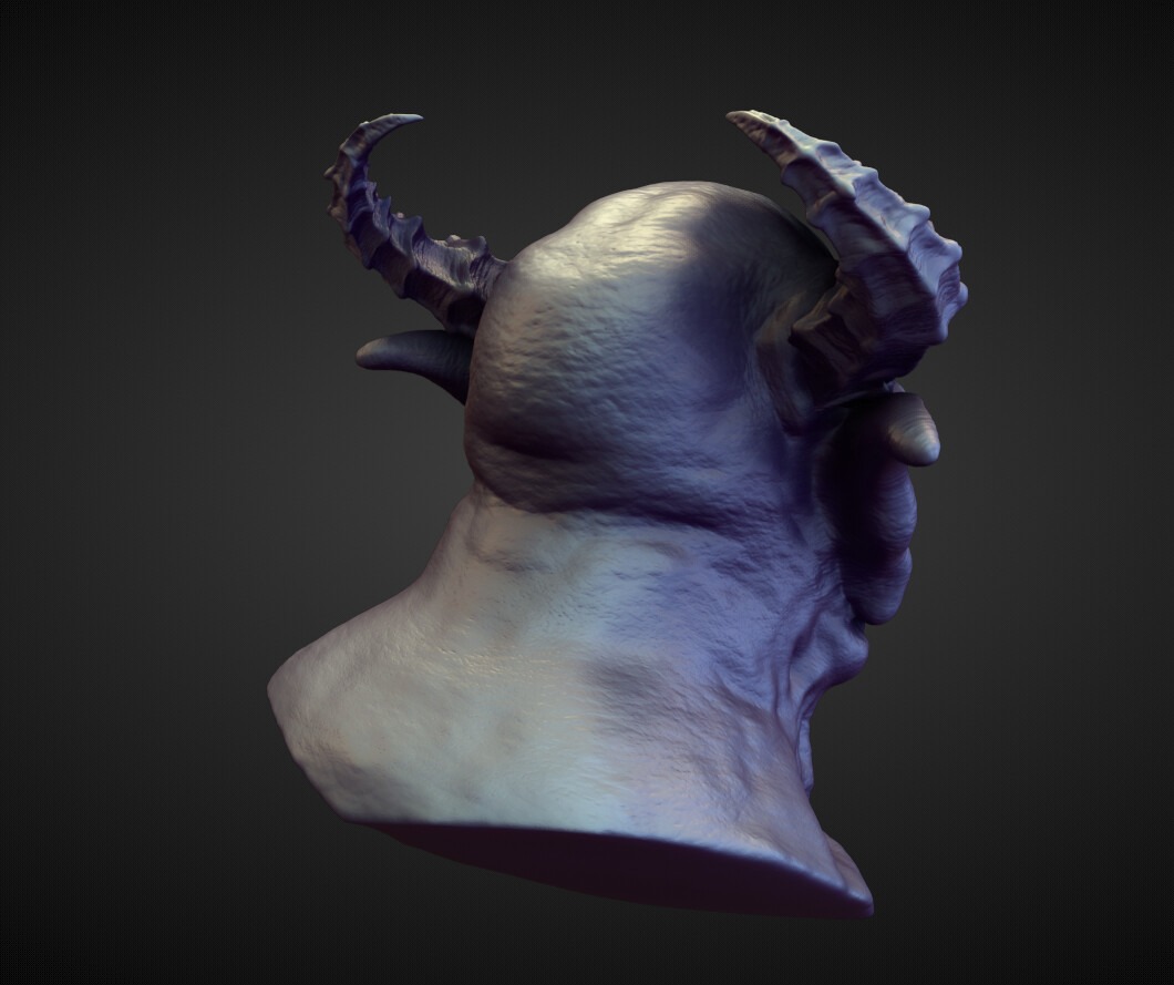 HEAD46 high poly sculpt 3D model_1
