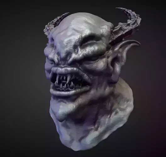 HEAD46 high poly sculpt 3D model