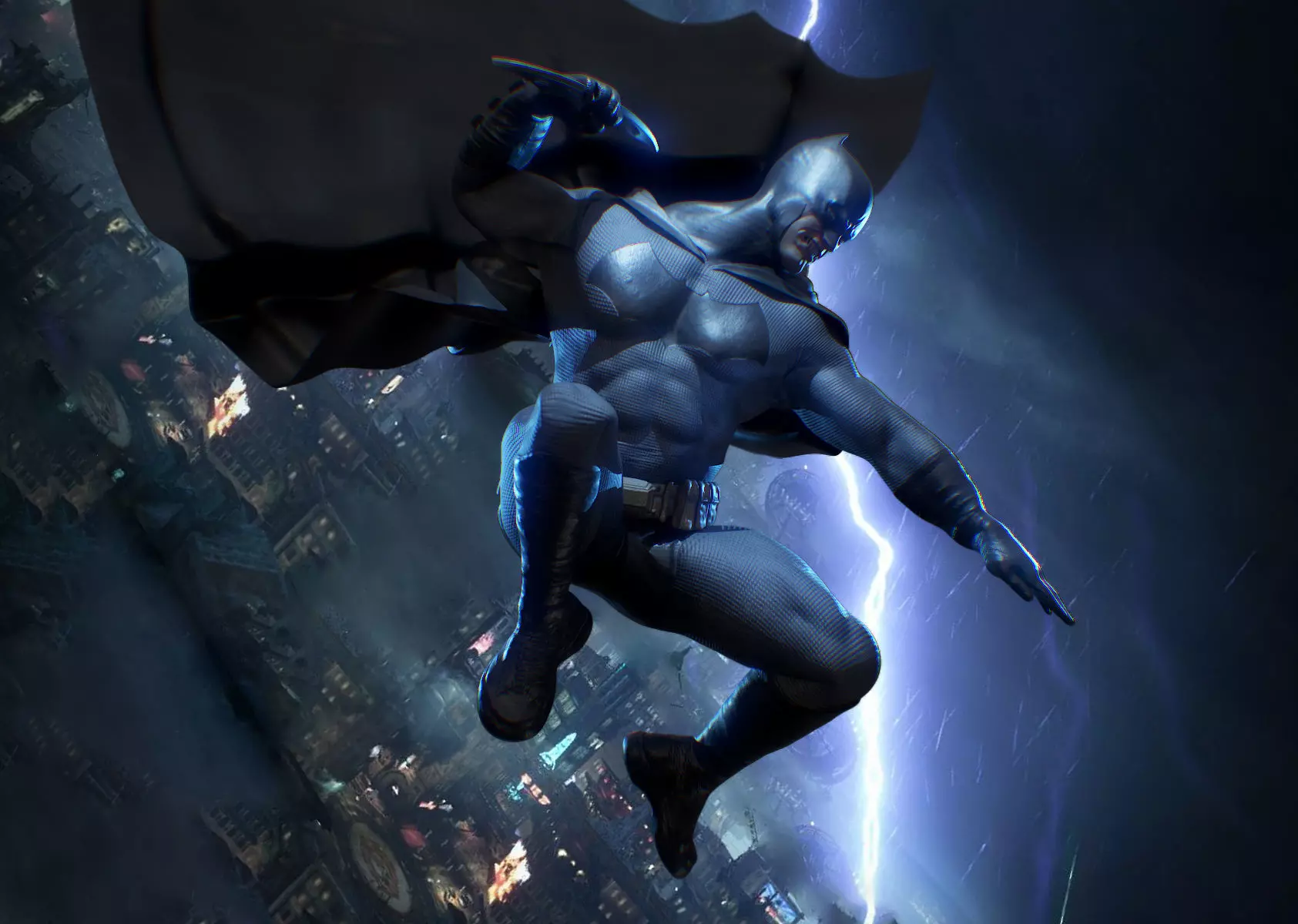 Batman 3d - Game Ready - includes Full Recording Low-poly 3D model
