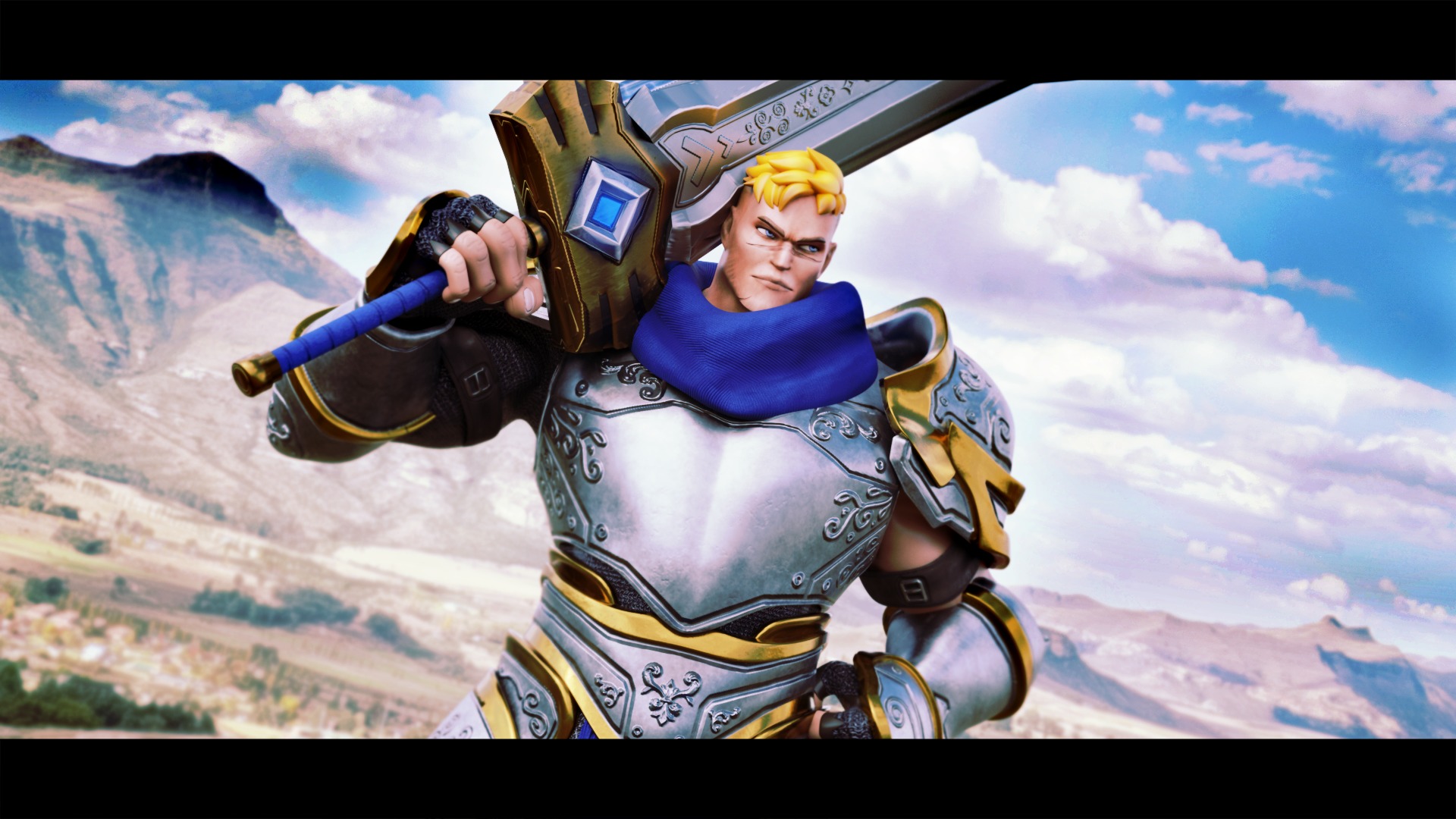 Low Poly - Stylized Warrior - Bran Low-poly 3D model_3