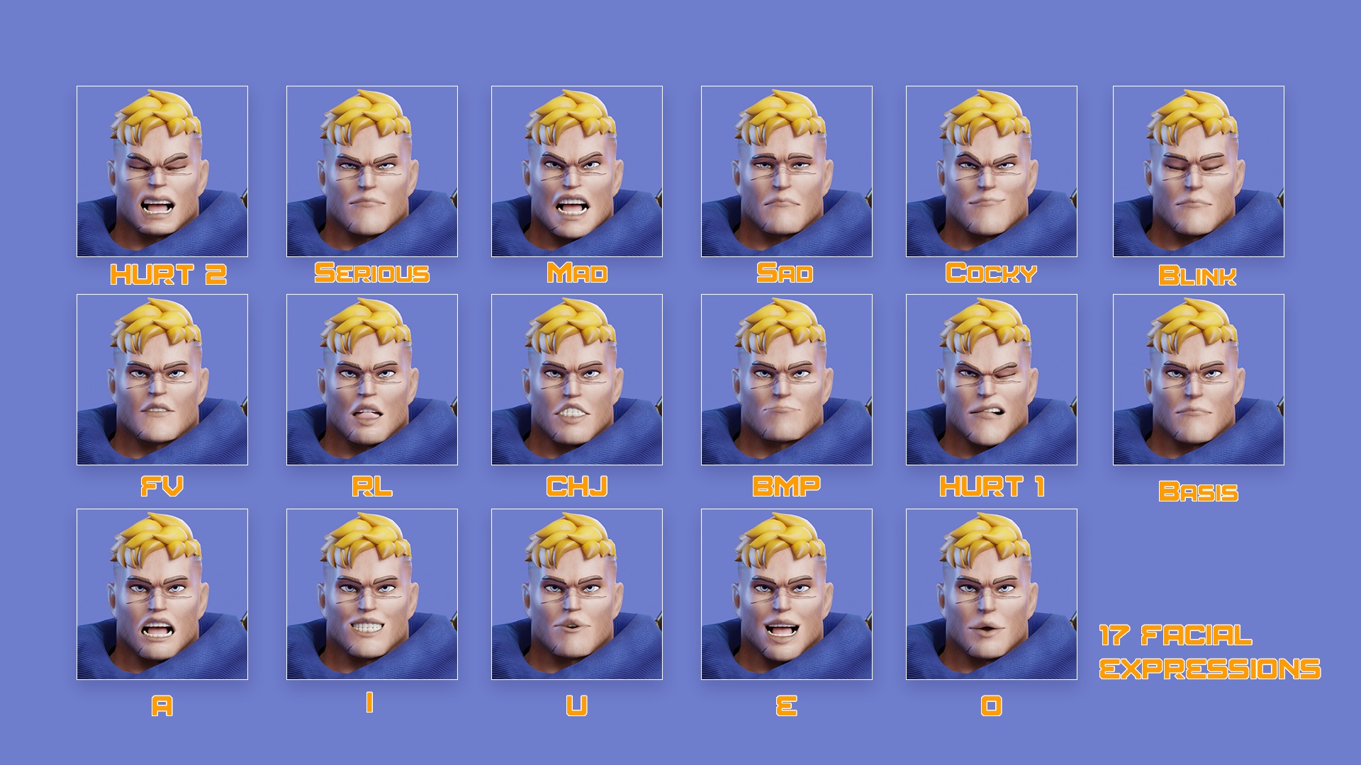 Low Poly - Stylized Warrior - Bran Low-poly 3D model_10