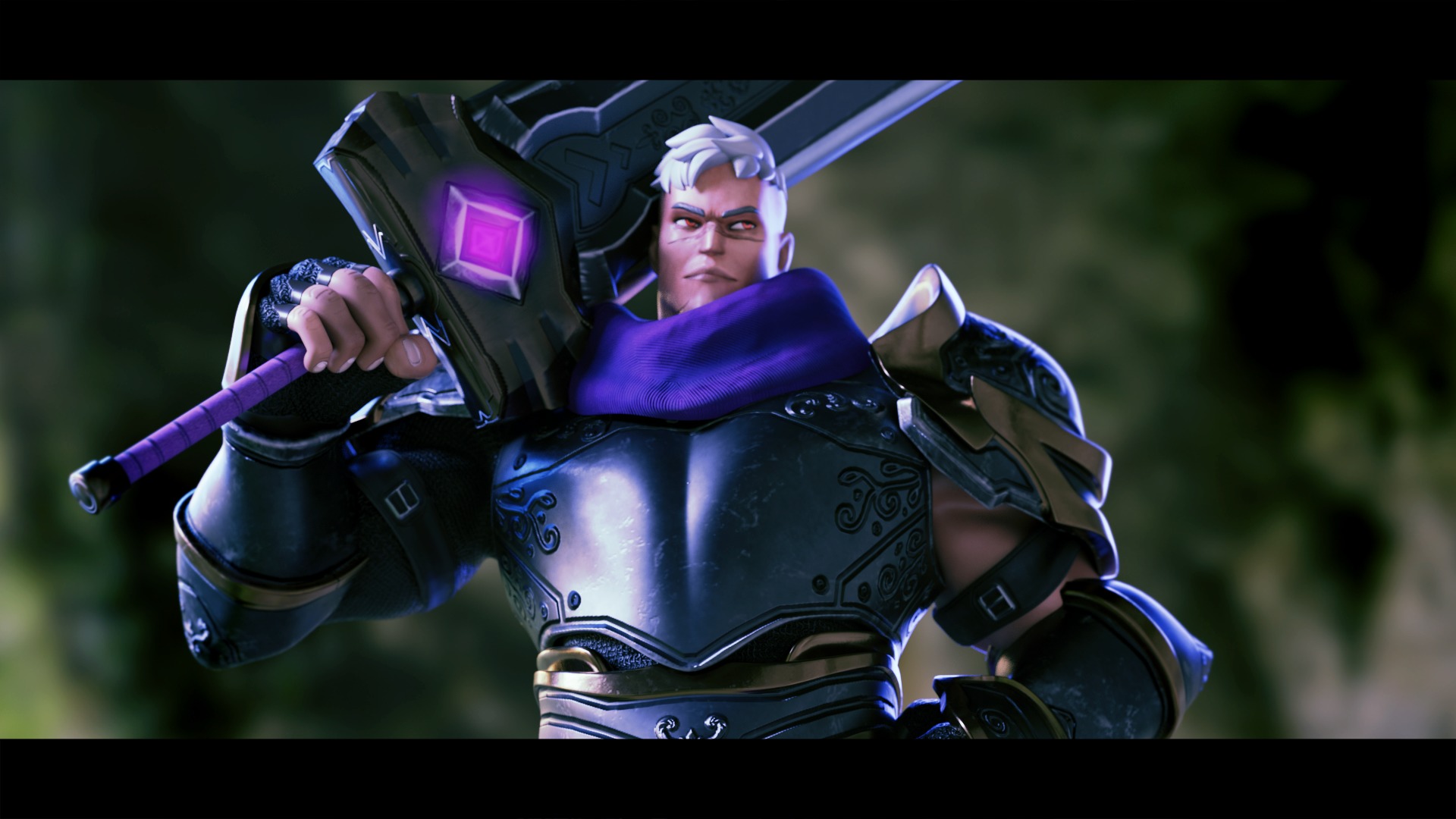 Low Poly - Stylized Warrior - Bran Low-poly 3D model_19