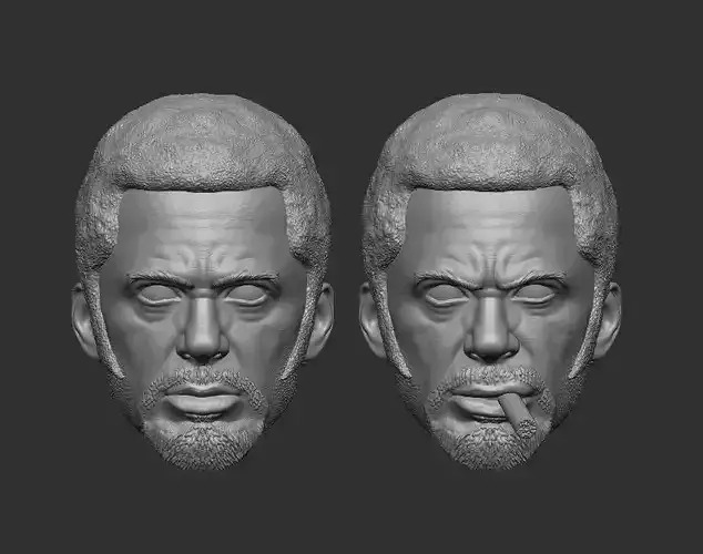 Kirk Lazarus Headsculpt for Action Figures
