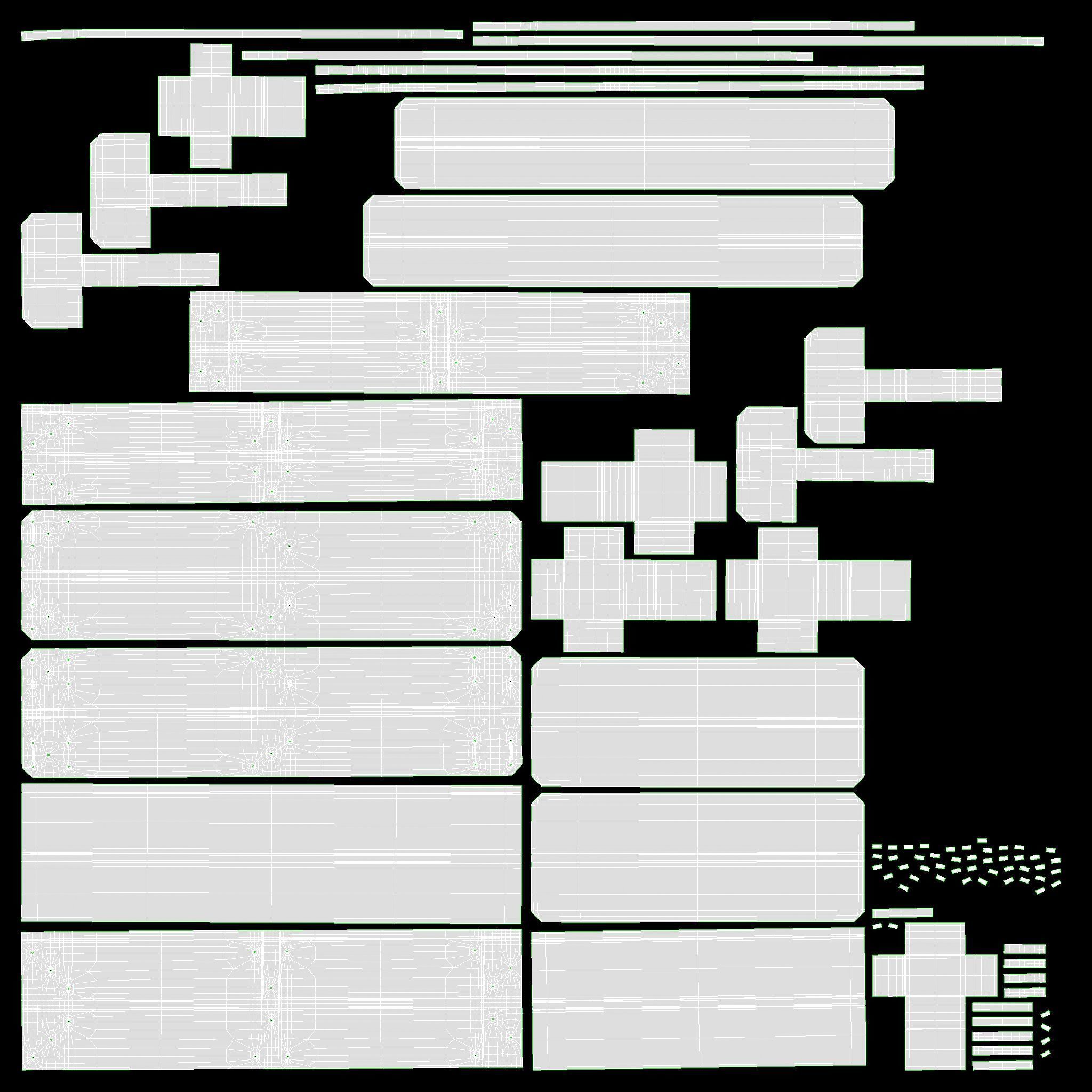 Cardboard boxes on a pallets 3D model_13