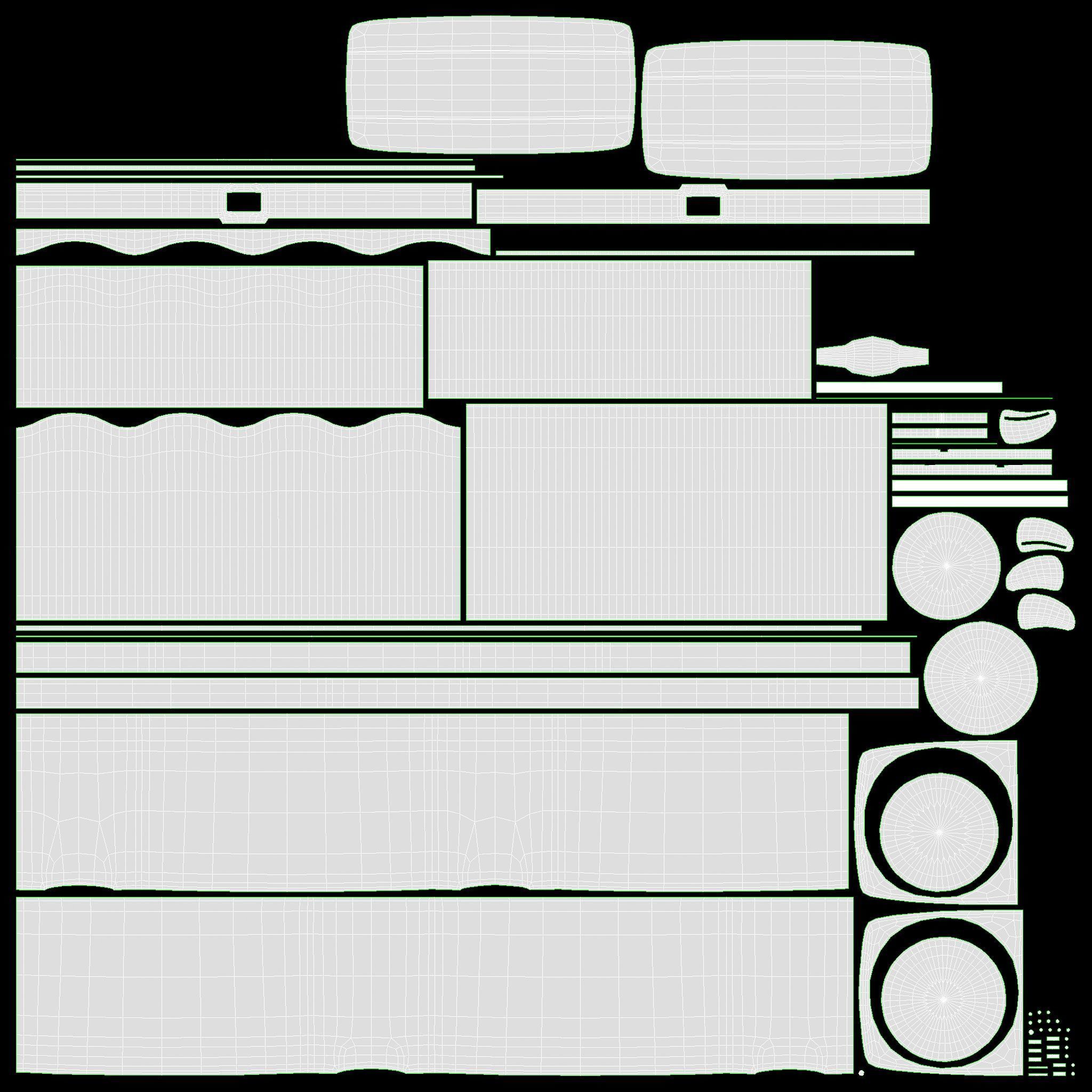Clean floor wiper and bucket with wringer 3D model_10
