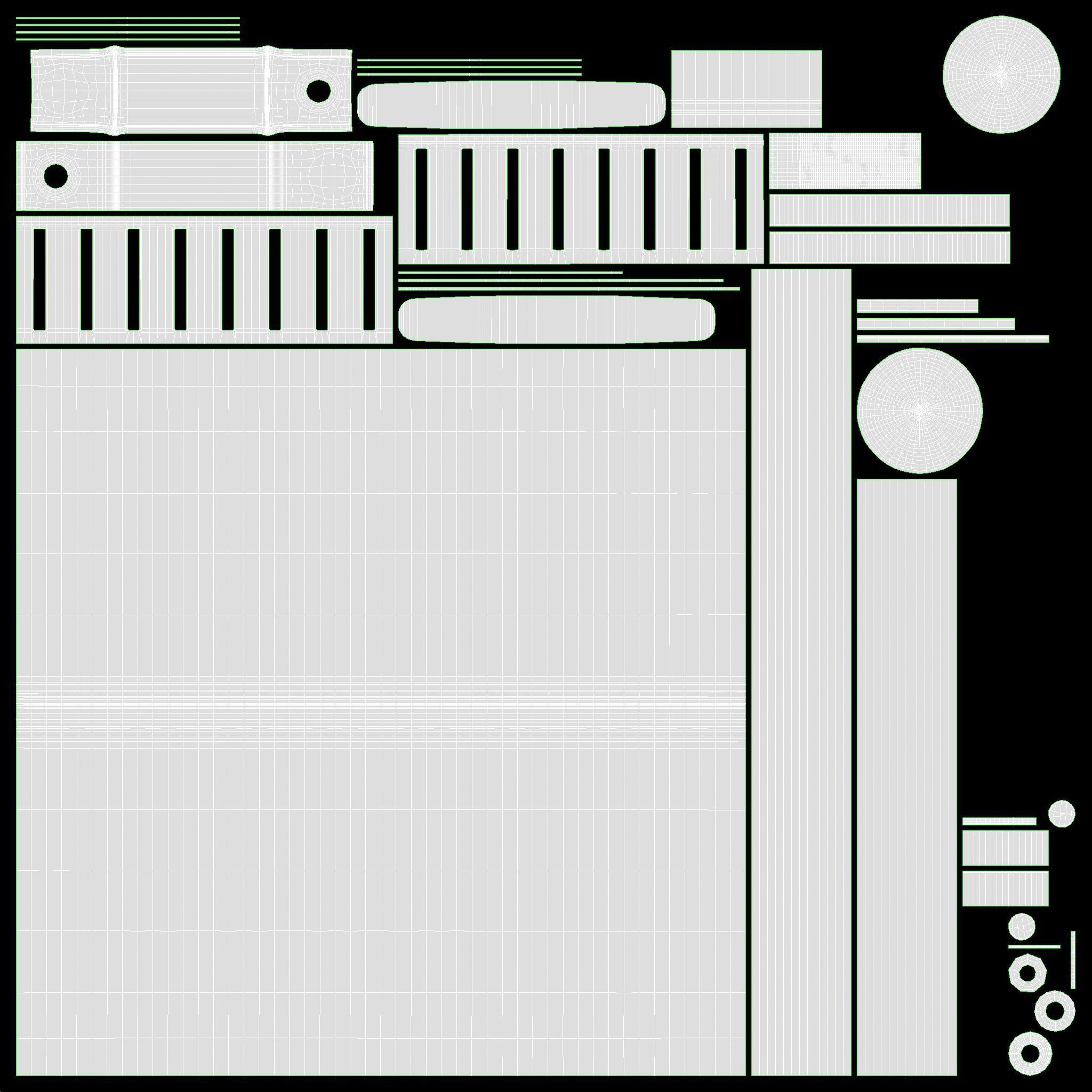 Complete draftsman workplace 3D model_24