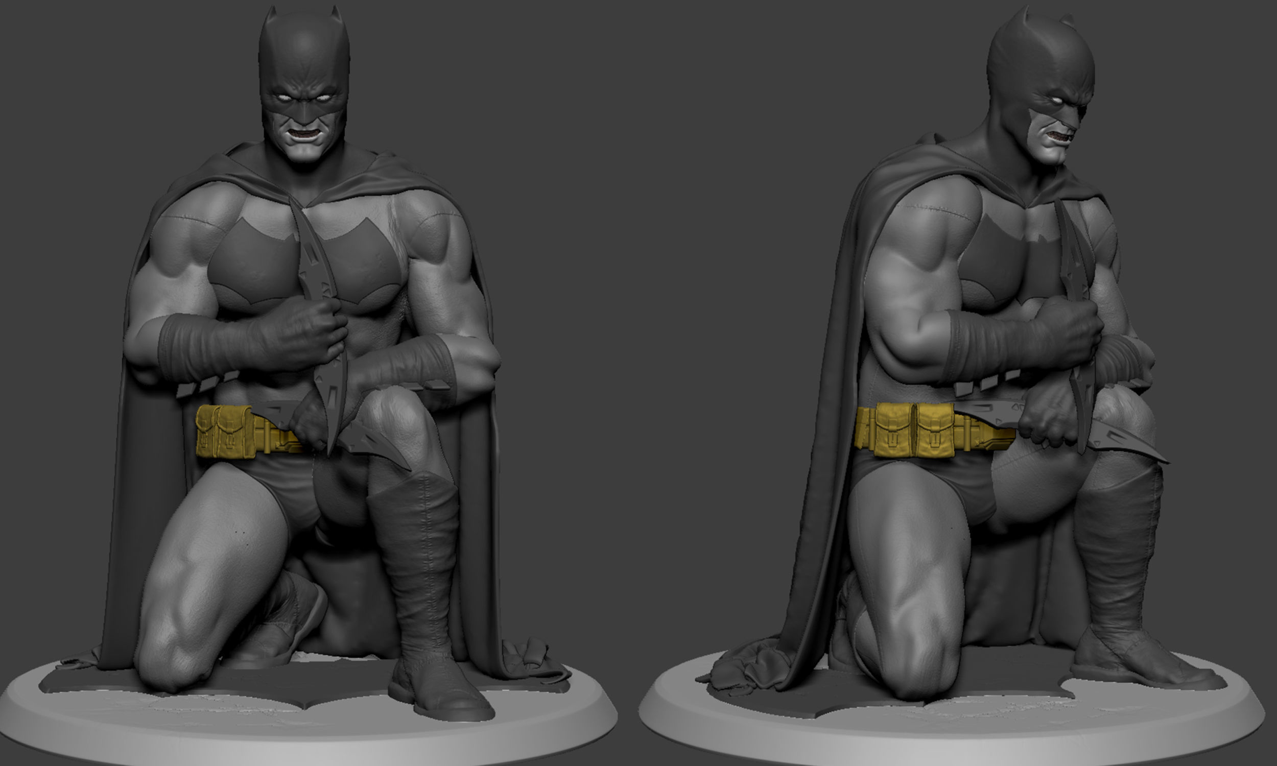 Batman print - Ready to 3d Print - Full Recording included 3D print model_3