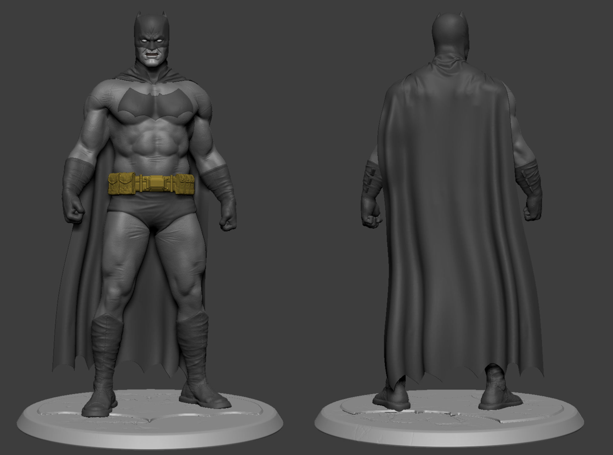 Batman print - Ready to 3d Print - Full Recording included 3D print model_4