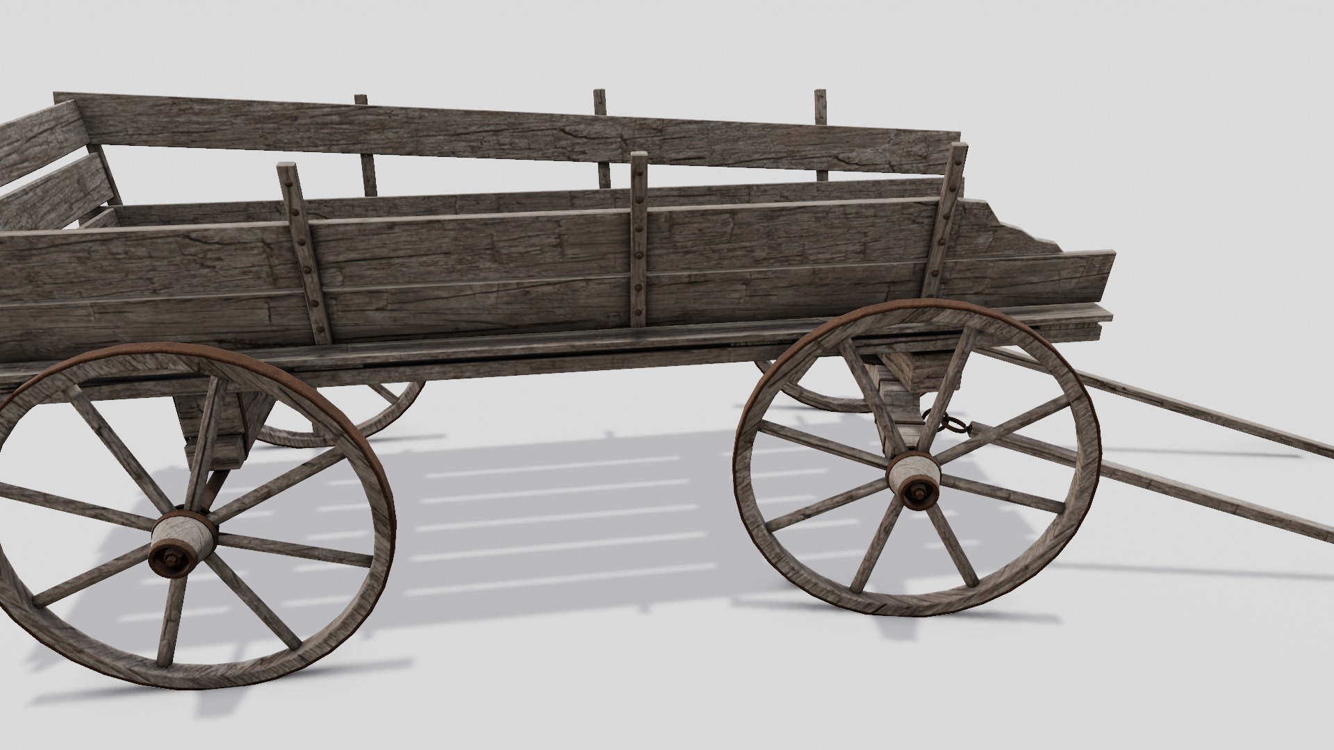 Cart 3D  Model Low-poly 3D model_15