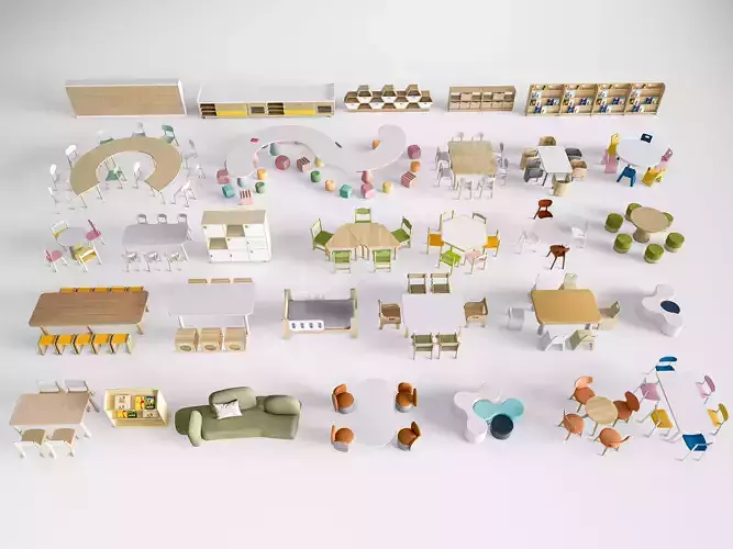 Children table and chairs 1