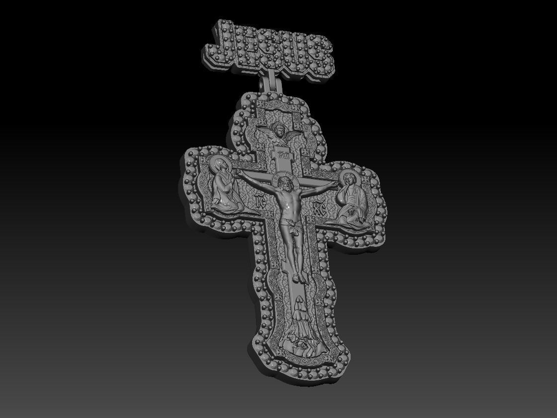 Jesus Cross jesus chirst 3D print model 3D print model_3