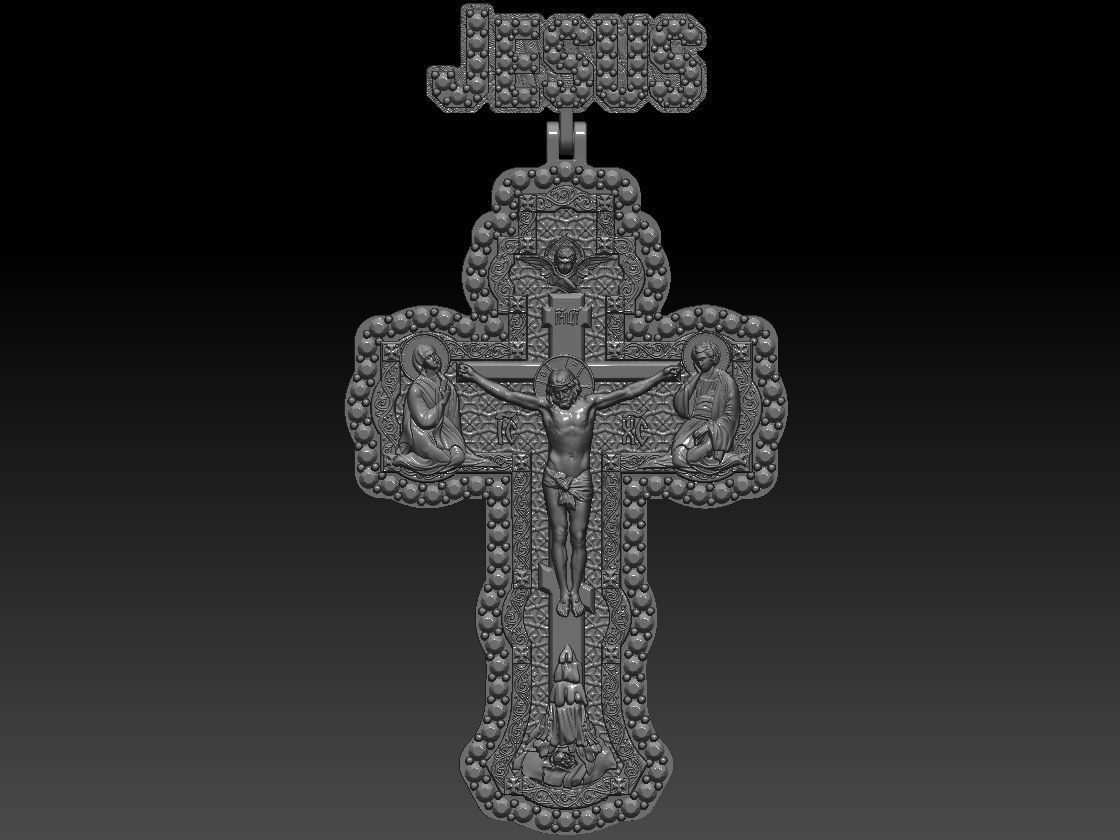 Jesus Cross jesus chirst 3D print model 3D print model_1