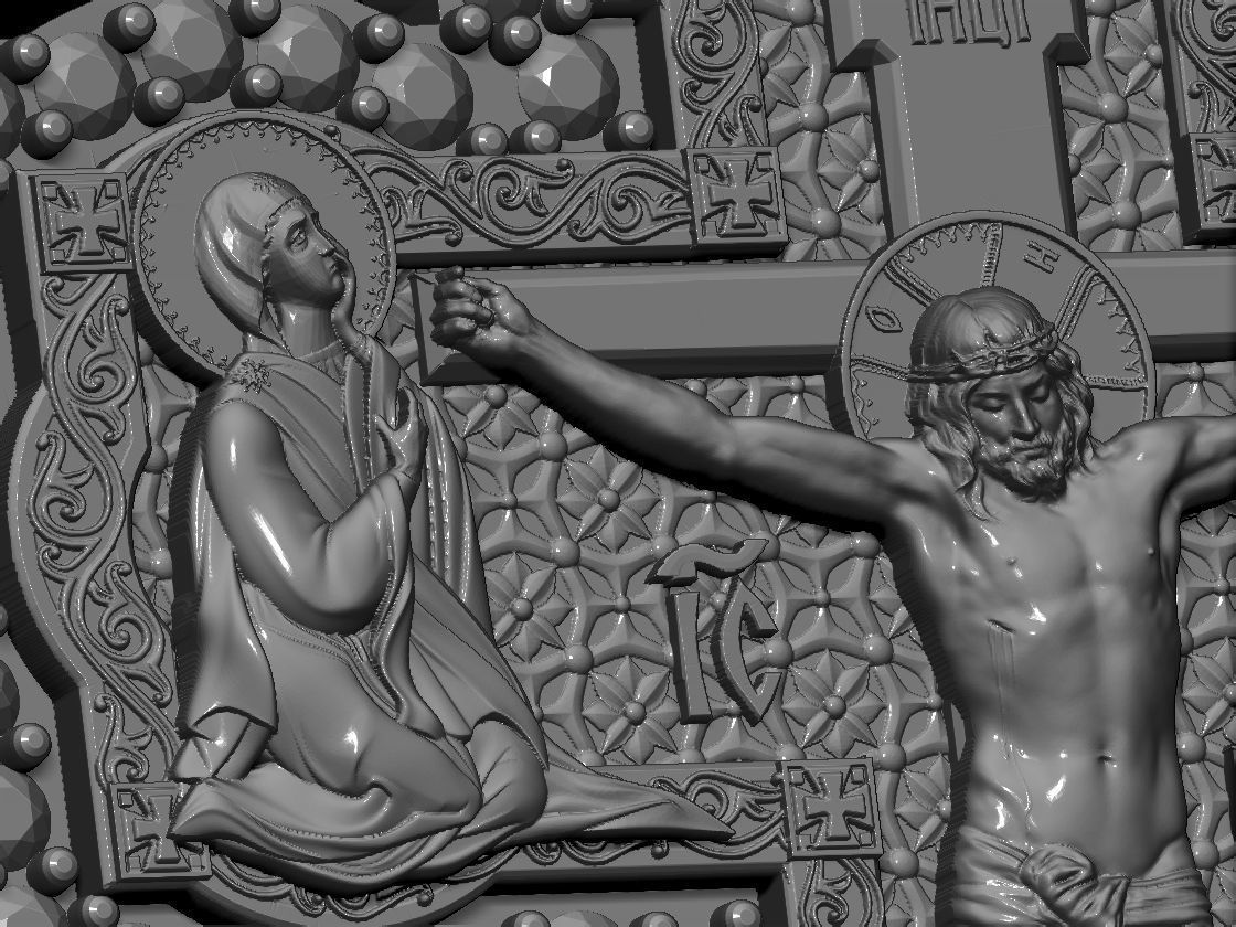 Jesus Cross jesus chirst 3D print model 3D print model_8