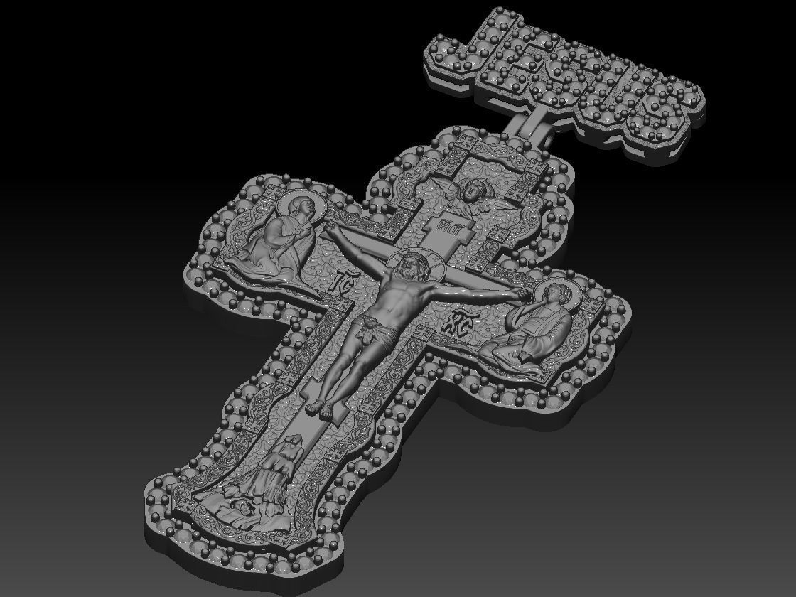 Jesus Cross jesus chirst 3D print model 3D print model_2