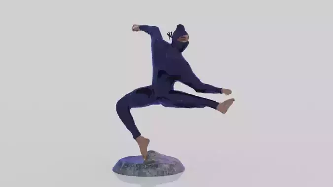 Ninja people 3D model STL 3D print model