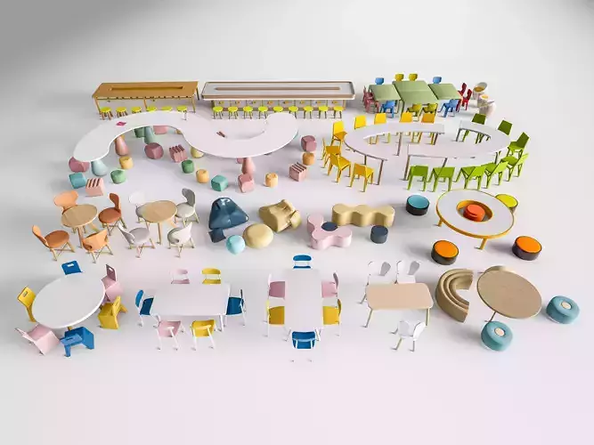 Children table and chairs 2