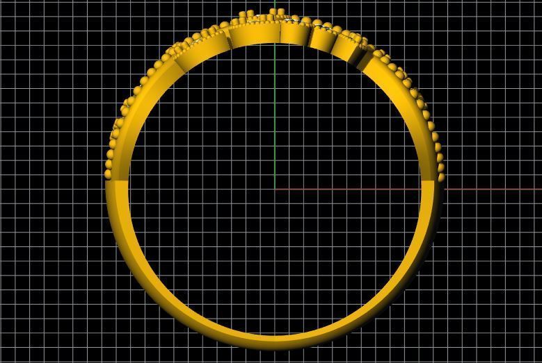 Antique Ring 3dm file 3D print model_5