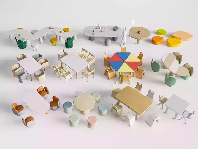 Children table and chairs 3