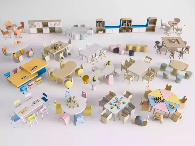 Children table and chairs 4