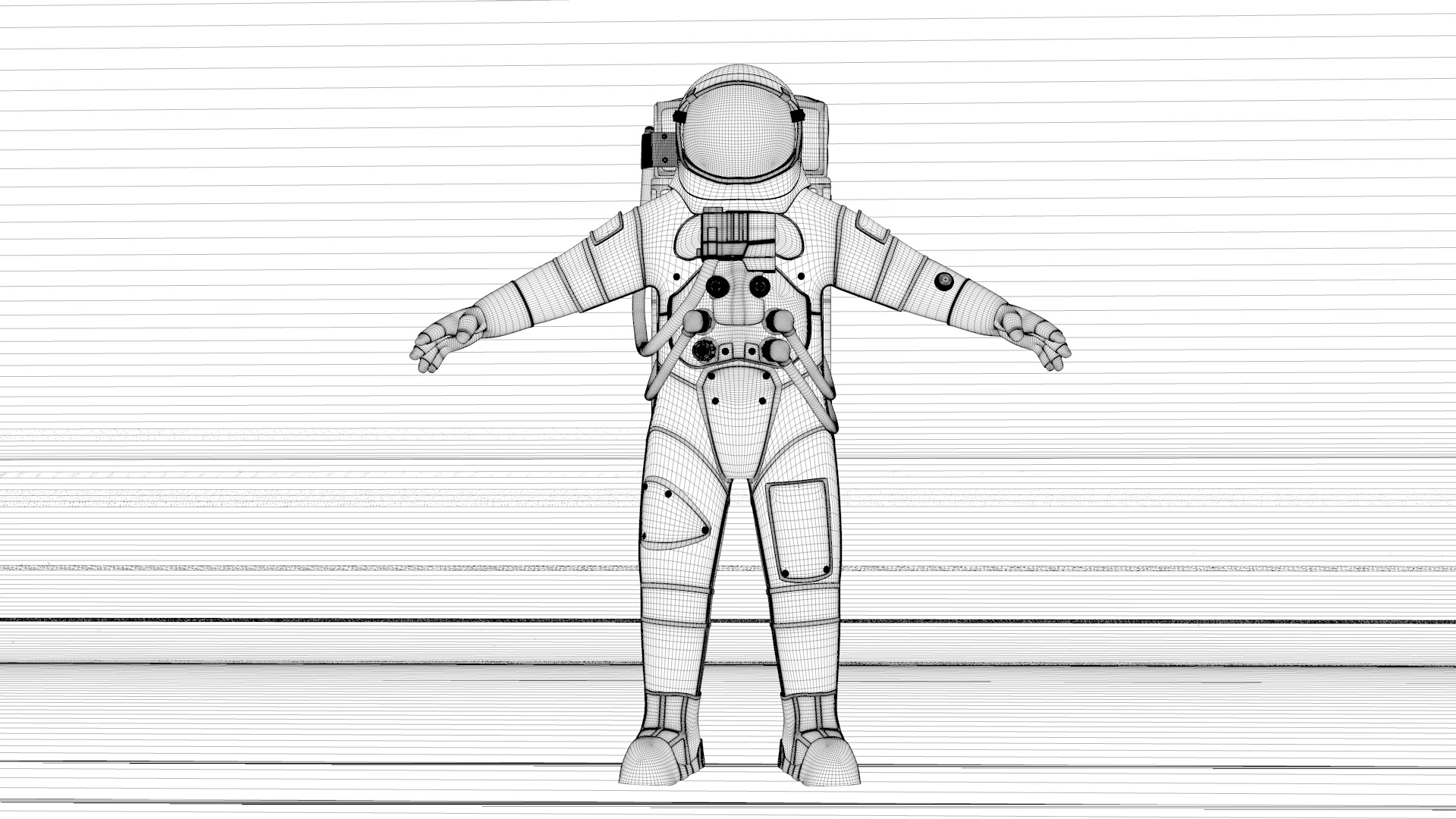 SPACE SUITE  3D model_3