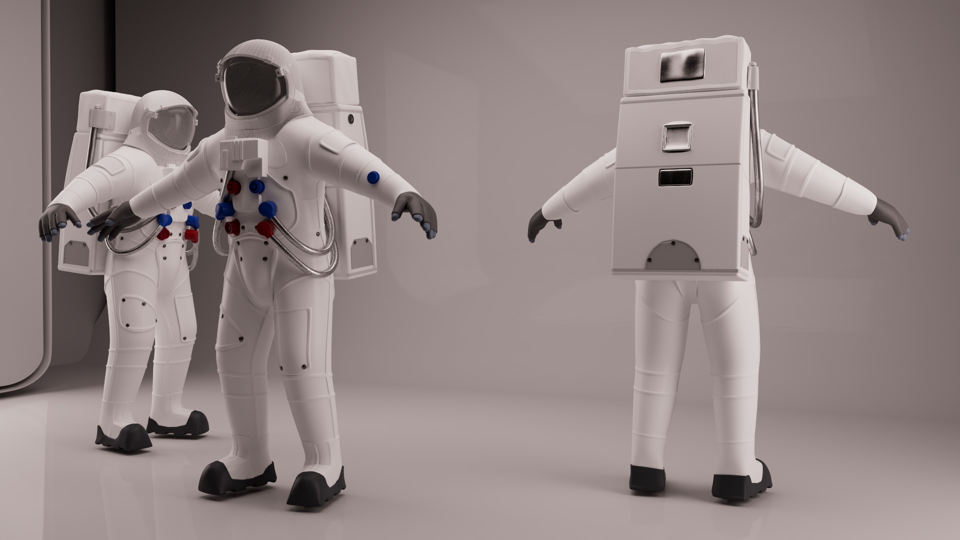 SPACE SUITE  3D model_1