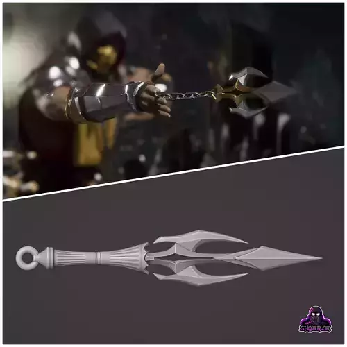 Scorpion kunai from MK1 1 - HellFire